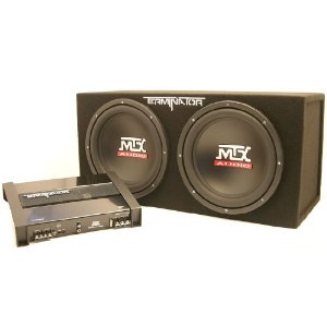 MTX TNP212D2 Dual 12" Subwoofer And Amplifier
