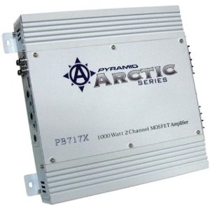 Pyramid PB717X 1000 Watt 2 Channel Bridgeable Amplifier Car Audio Amp