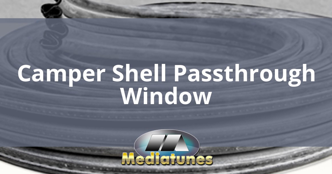 Camper Shell Passthrough Window
