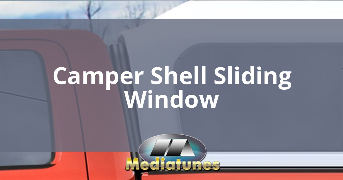 Camper Shell Sliding Window