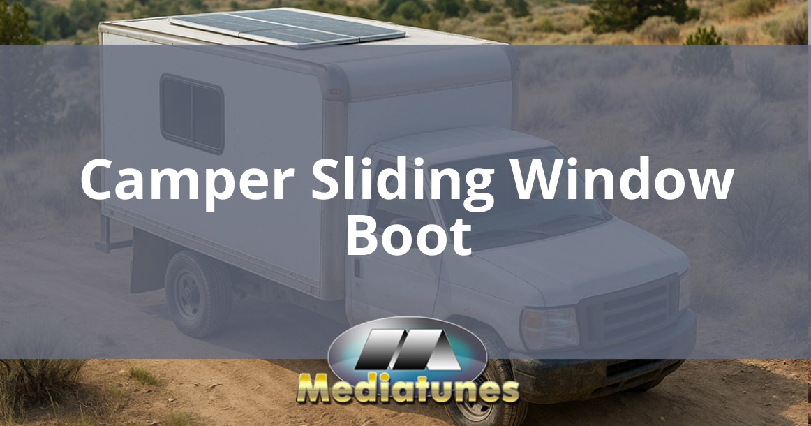 Camper Sliding Window Boot