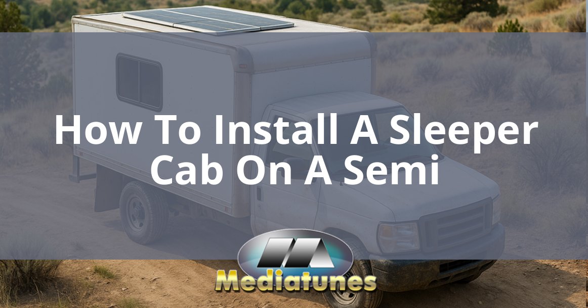 How To Install A Sleeper Cab On A Semi