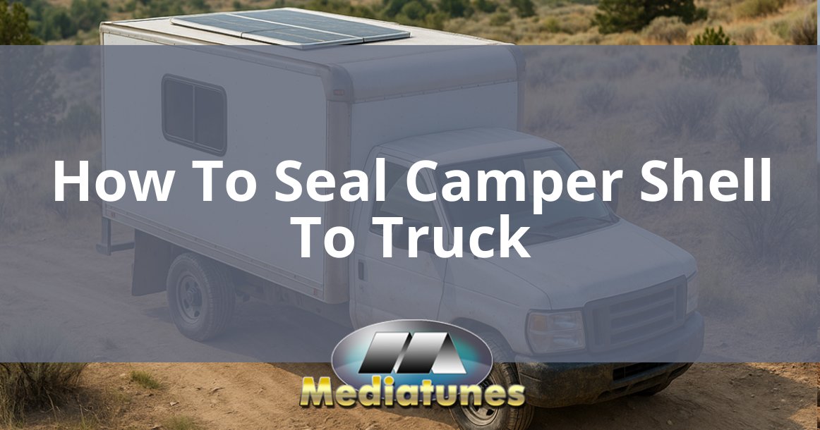 How To Seal Camper Shell To Truck