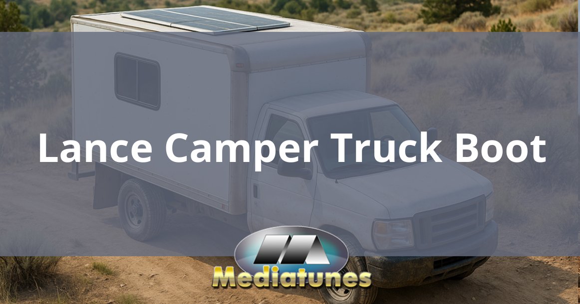 Lance Camper Truck Boot