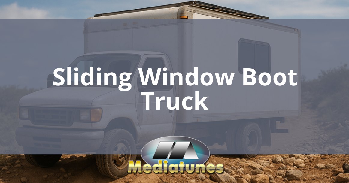 Sliding Window Boot Truck