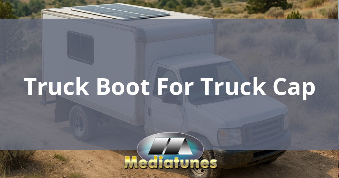 Truck Boot For Truck Cap