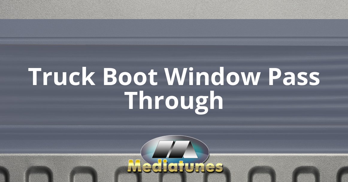 Truck Boot Window Pass Through