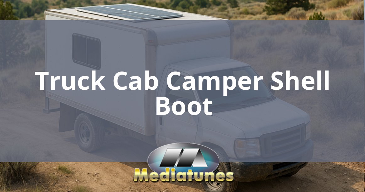Truck Cab Camper Shell Boot