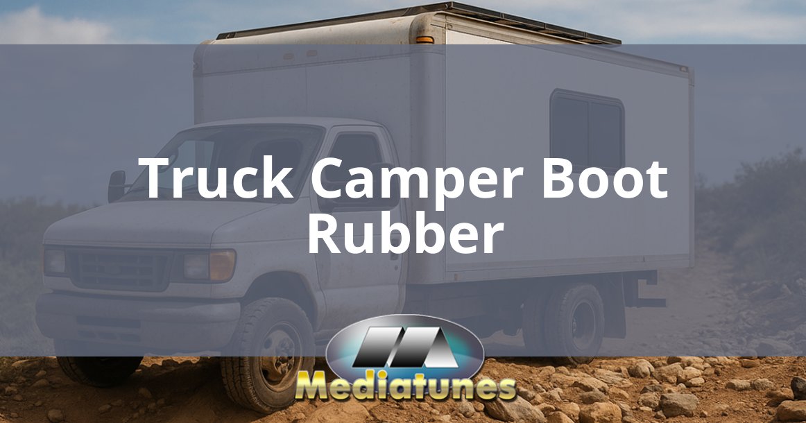Truck Camper Boot Rubber