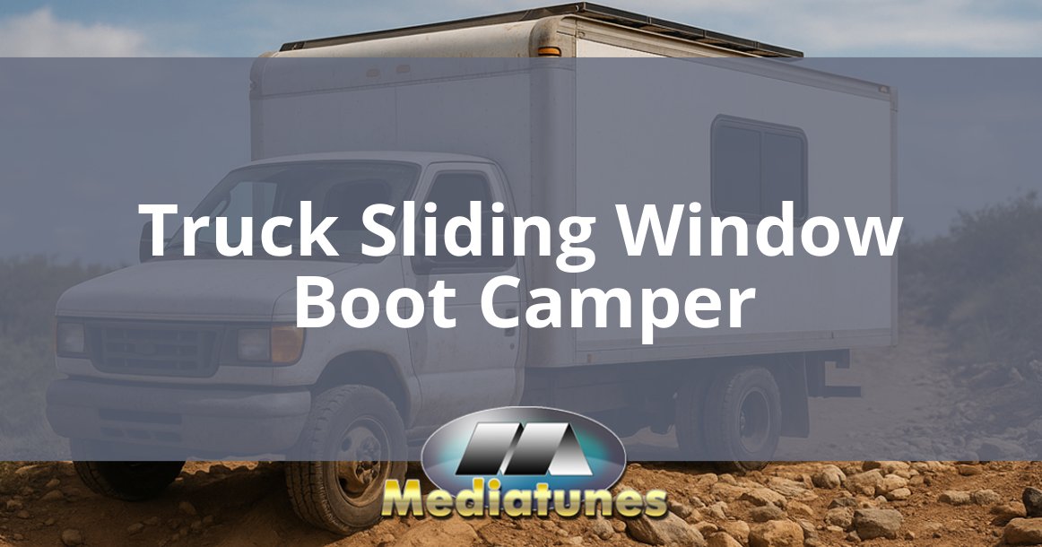 Truck Sliding Window Boot Camper