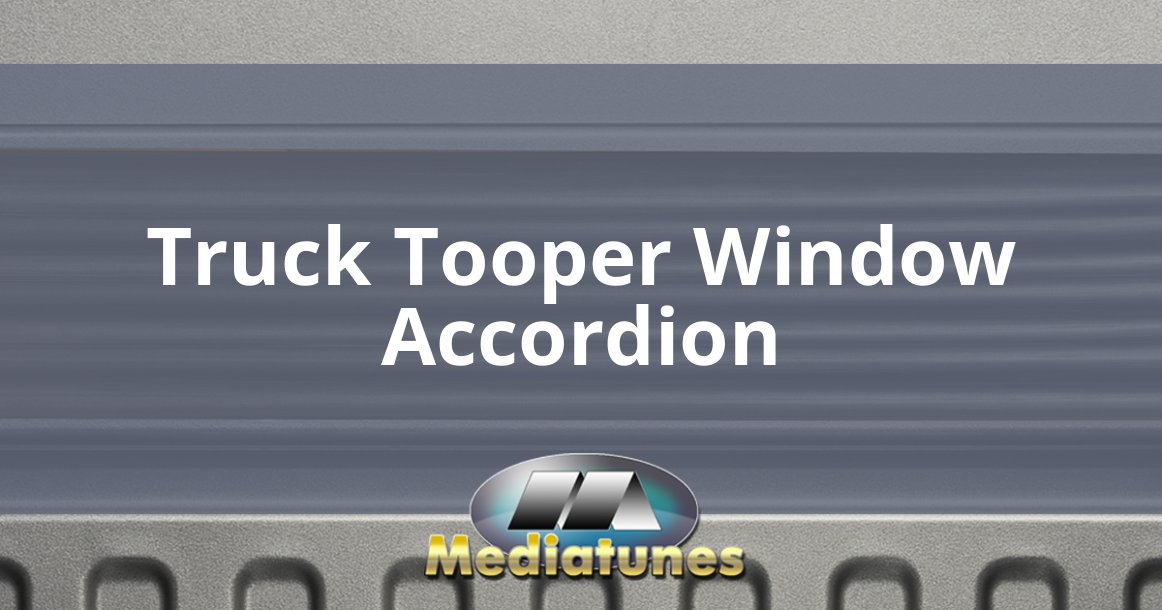 Truck Tooper Window Accordion