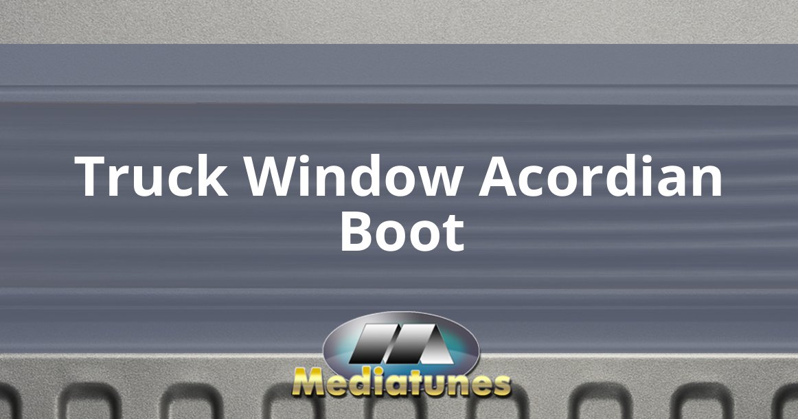 Truck Window Acordian Boot