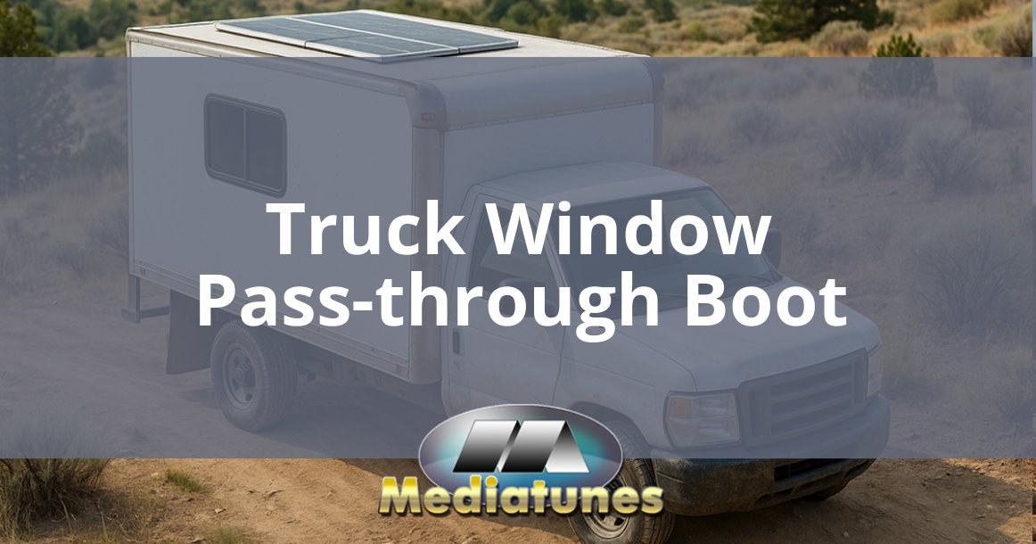 Truck Window Pass Through Boot