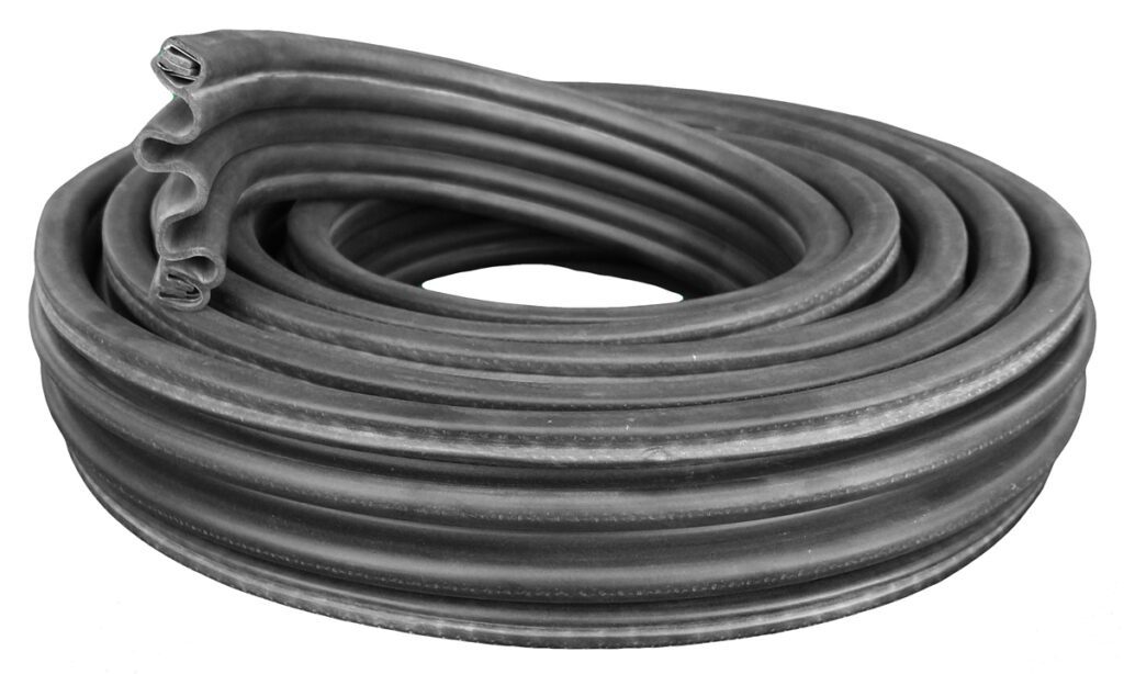 Accordion Boot Coiled in a roll