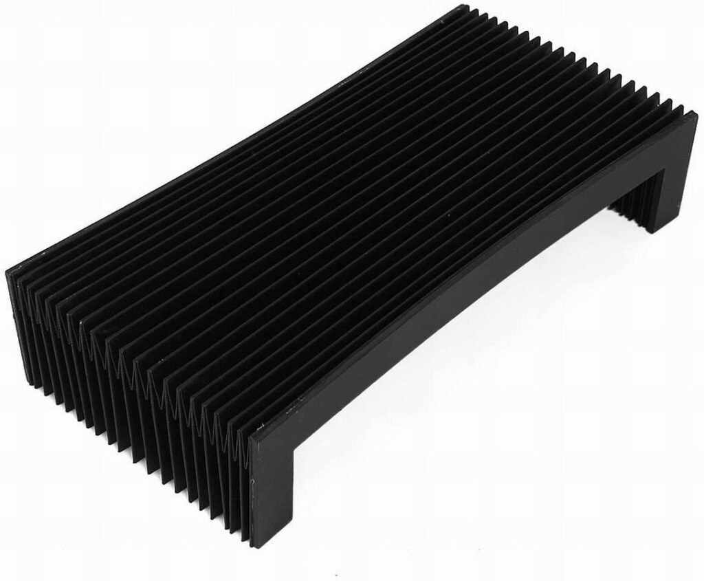 CNC Machine Foldable Dust Protective Cover Black Accordion Boot Store