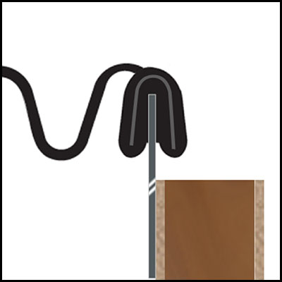 Attaching a flat flange to a thick wall to accommodate the accordion boot clip on attachment